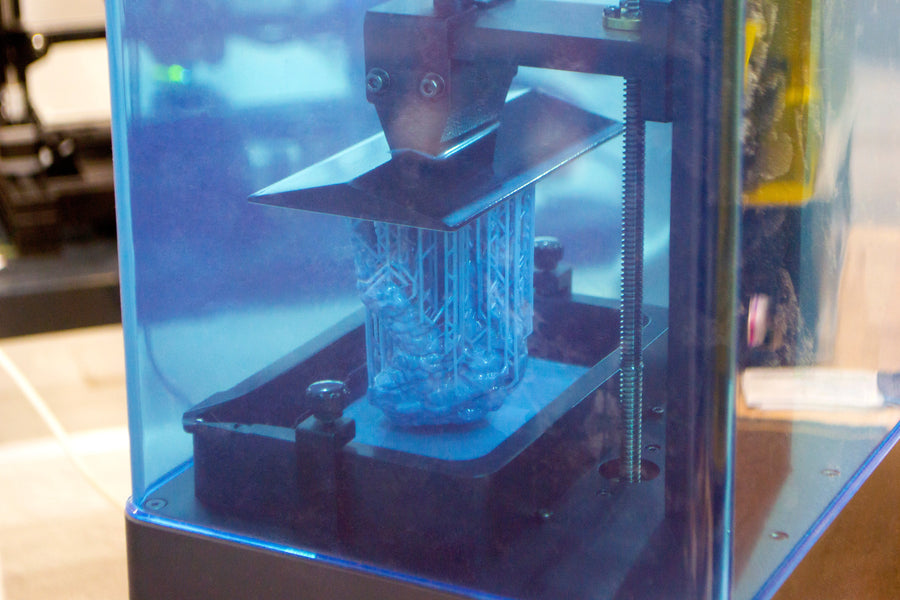 SLA resin 3D printing process