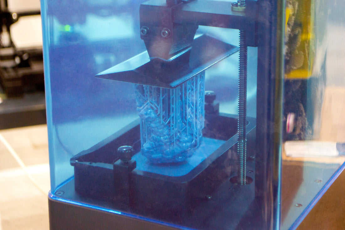 SLA resin 3D printing process